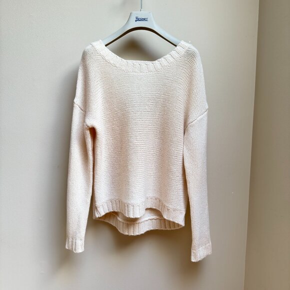360 Cashmere Scoop Neck Sweater - Picture 1 of 8